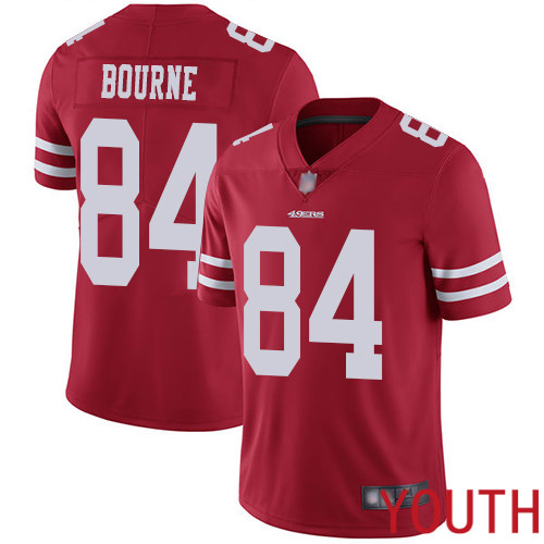 San Francisco 49ers Limited Red Youth Kendrick Bourne Home NFL Jersey #84 Vapor Untouchable->youth nfl jersey->Youth Jersey